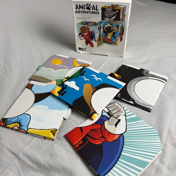 Animal Adventures Pet Photobooth โ Fun Photo Cube for Cats & Small Dogs - Picture 6 of 8